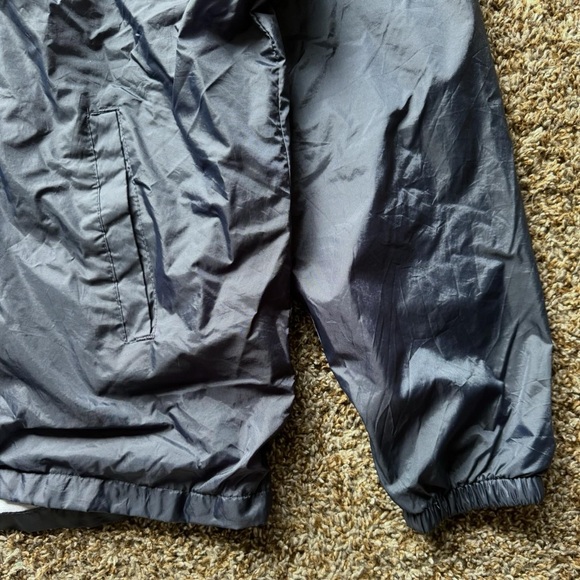 Top Dawg Ent Schoolboy Q windbreaker coaches jacket Blank Face Medium in Navy - Picture 4 of 4